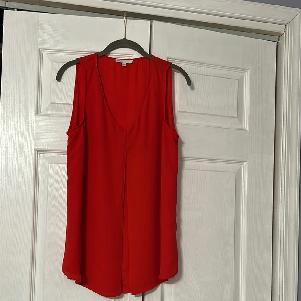DR2 Red Sleeveless Tank Top Blouse